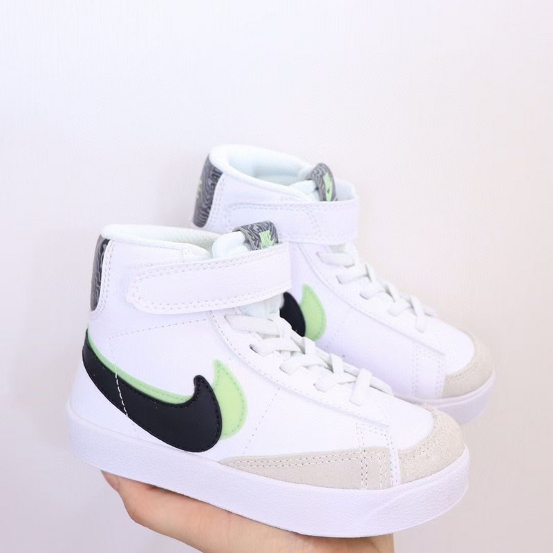 Nike Blazers high-top children_s shoes new color color 22-35-0596478e